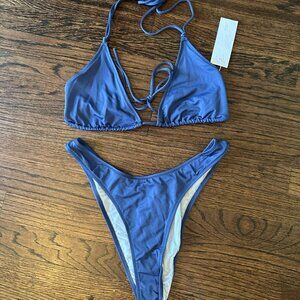 Heavy Manners Blue Bikini